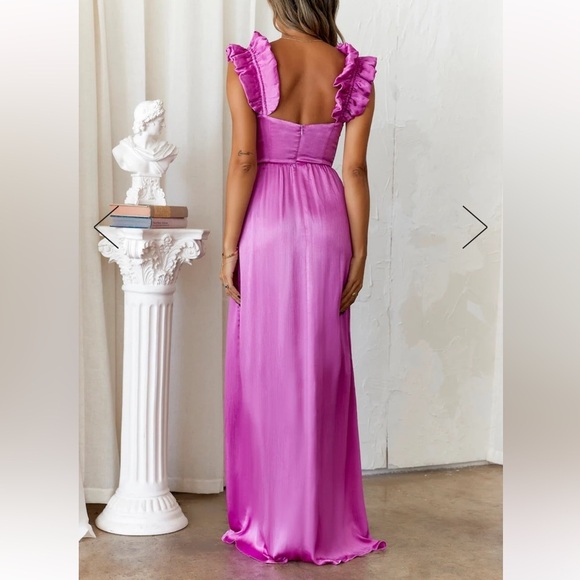 Hello  Molly NWT 🔥SALE🔥fuschia maxi dress - Picture 4 of 12